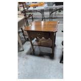 Mcm Ethan Allen Queen Anne Style One Drawer Stand