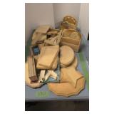Lot Of Wooden Craft Items