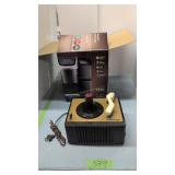 Keurig Elite Coffee Pot And Record Player