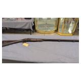 Vintage Double Barrel Shotgun For Parts 36-in