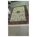 Vintage Oriental Room Size Rug 74 In By 108 In