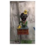 Stump Speaker Cast Iron Bank 10 In Tall