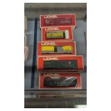 Five Lionel Train Cars In The Box