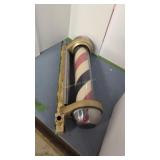 Vintage Barbers Pole 24 In Long
