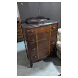 Vintage Four Drawer Dresser With Lift Top