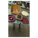 Longaberger Pottery And Baskets As Shown