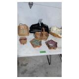 Five longaberger baskets Bradford exchange b