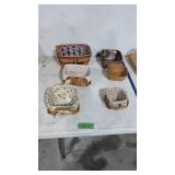 Six longaberger baskets