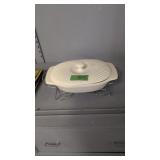 Farberware Covered Casserole Dish With Stand 18