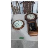 Boulevard and Seiko wall clocks