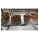 Four Longaberger Baskets As Shown