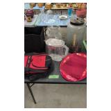 Large Glass Jar With Candle Serving Tray