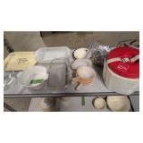 Lot Of Kitchen Glassware Silverware Etc