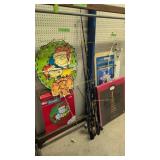 Light Up Christmas Decorations And Fishing Rods