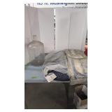 Glass 5 Gallon Water Bottle Patio Mat Foldable