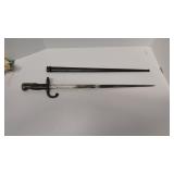 French M1874 Gras Bayonet With Metal Sheath 25