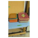 Lot Of Vintage Cafeteria Trays