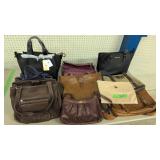 10 Vintage Ladies Pocketbooks Satchels Etc