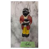 Cast Iron Negro Butler Bank 8 In Tall