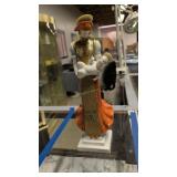 Herend Hungary Hand Painted Figurine 14.25 In