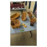 Longaberger Baskets And Decorative Items As Shown