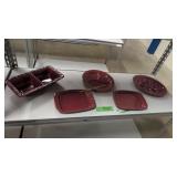 Five Pieces Longaberger Pottery