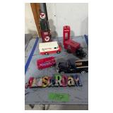 Toy truck Banks etc as shown