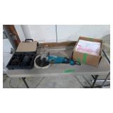 Makita buffer plastic bags paint stir level B