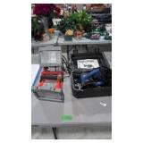 Pair Of Halogen Lights Marble Tile Saw Cutter