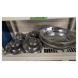 Vintage Chevrolet hubcaps and spinners