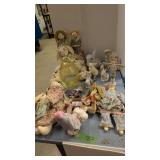 Lot Of Easter Dolls And Figures As Shown