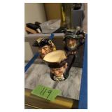 Three Royal Doulton Tobymugs Rip Van Winkle Night