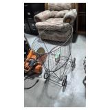 Roll Around Metal Cart 24 In Long