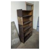 Five Section Oak Barrister Open Front Bookcase