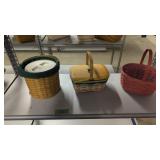 Three Longaberger Baskets As Shown