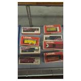 Eight Lionel Train Cars In The Box