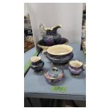 Antique Wash Bowl And Pitcher Set