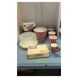 Vintage Popcorn Mugs Fly Catcher Etc