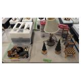 Williraye Figures And Lamp As Shown