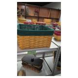 Large Longaberger Basket With Liner And Protector