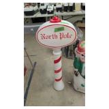 North Pole Outdoor Yard Sign