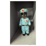 Cast Iron Texaco Negro Boy Bank 8 In Tall