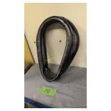Vintage Leather Horse Collar 16 In Overall