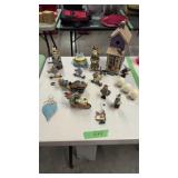 Williraye Decorative Figures And Birdhouse