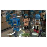 Three Vintage Robots As Shown 8.5 In To 10