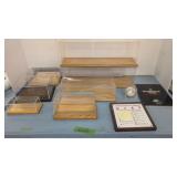 Wooden Display Cases Baseball Etc