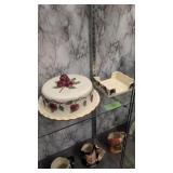 Franciscan Apple Covered Cake Dish 12 In D