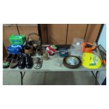 Yard Tools Baskets Dvds Shoes Etc