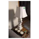 Pair Of Large Horse Head Table Lamps 32 In Tall