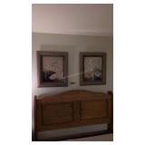 Pair Of Floral Framed Prints